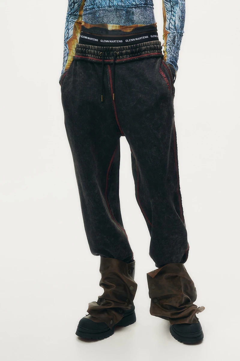 Pantalon en molleton imprimé