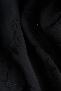 Strappy Top with Eyelet Embroidery