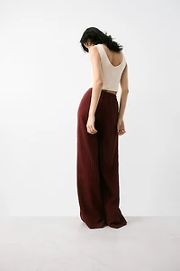 Textured-Knit Pants