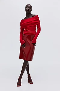 Off-the-Shoulder Sweater