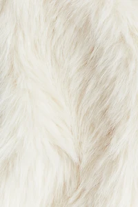 Veste sans manches duveteuse