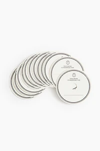 Lot de 12 marque-verres