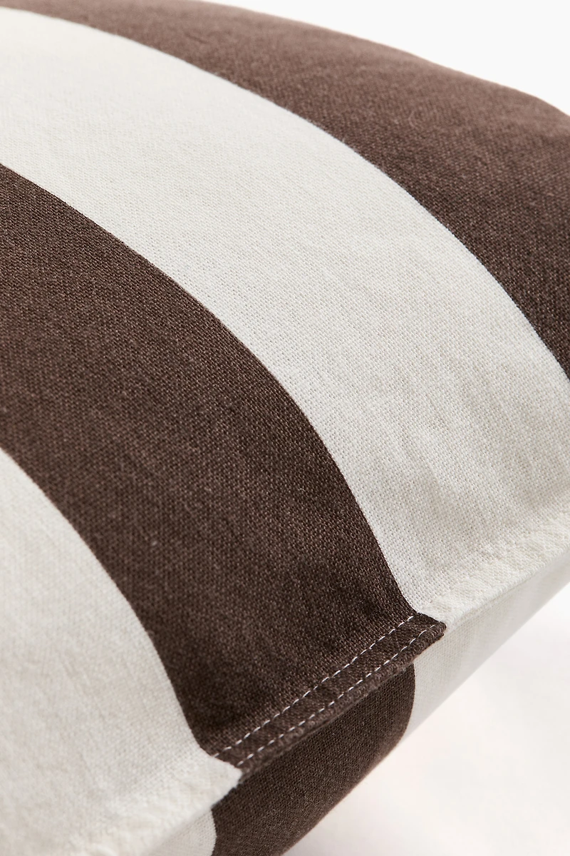 Linen-Blend Cushion Cover
