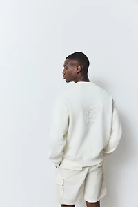 Regular-Fit Printed Sweatshirt