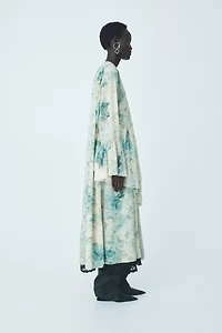 Ruffled Chiffon Dress