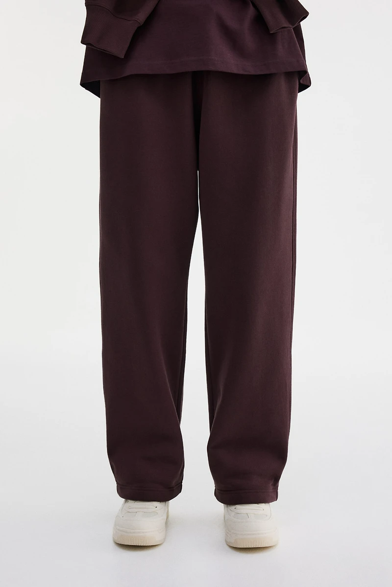 Pantalon en molleton ample