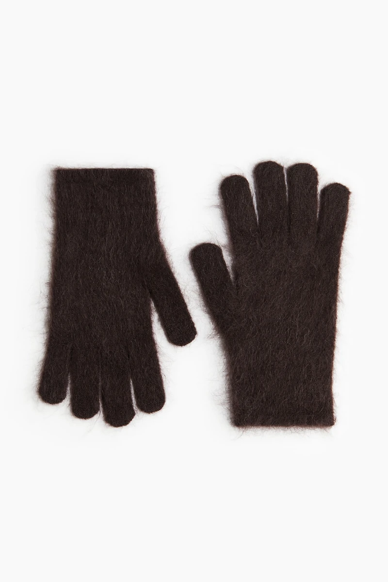 Mohair-Blend Gloves