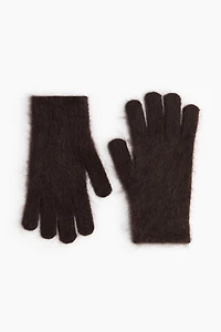 Mohair-Blend Gloves