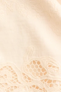 Dress with Eyelet Embroidery