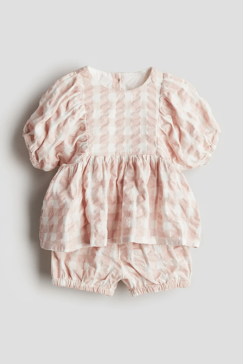 2-piece Patterned Muslin Set