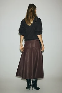 A-Line Denim Skirt