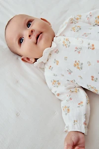 Cotton Muslin Romper Suit