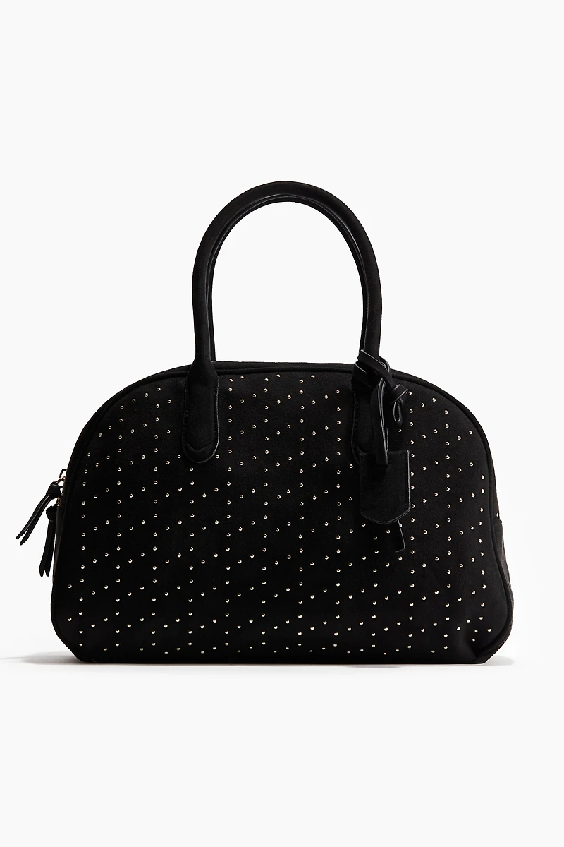 Studded Bowler Bag