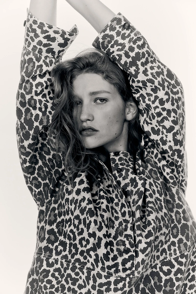 Blouse à enfiler en sergé