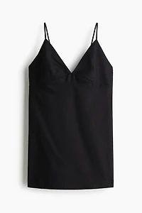 Linen-Blend Beach Dress