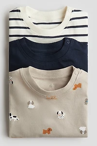 Lot de 3 T-shirts en coton
