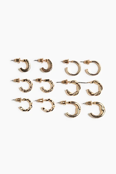 6-Pack Hoop Earrings