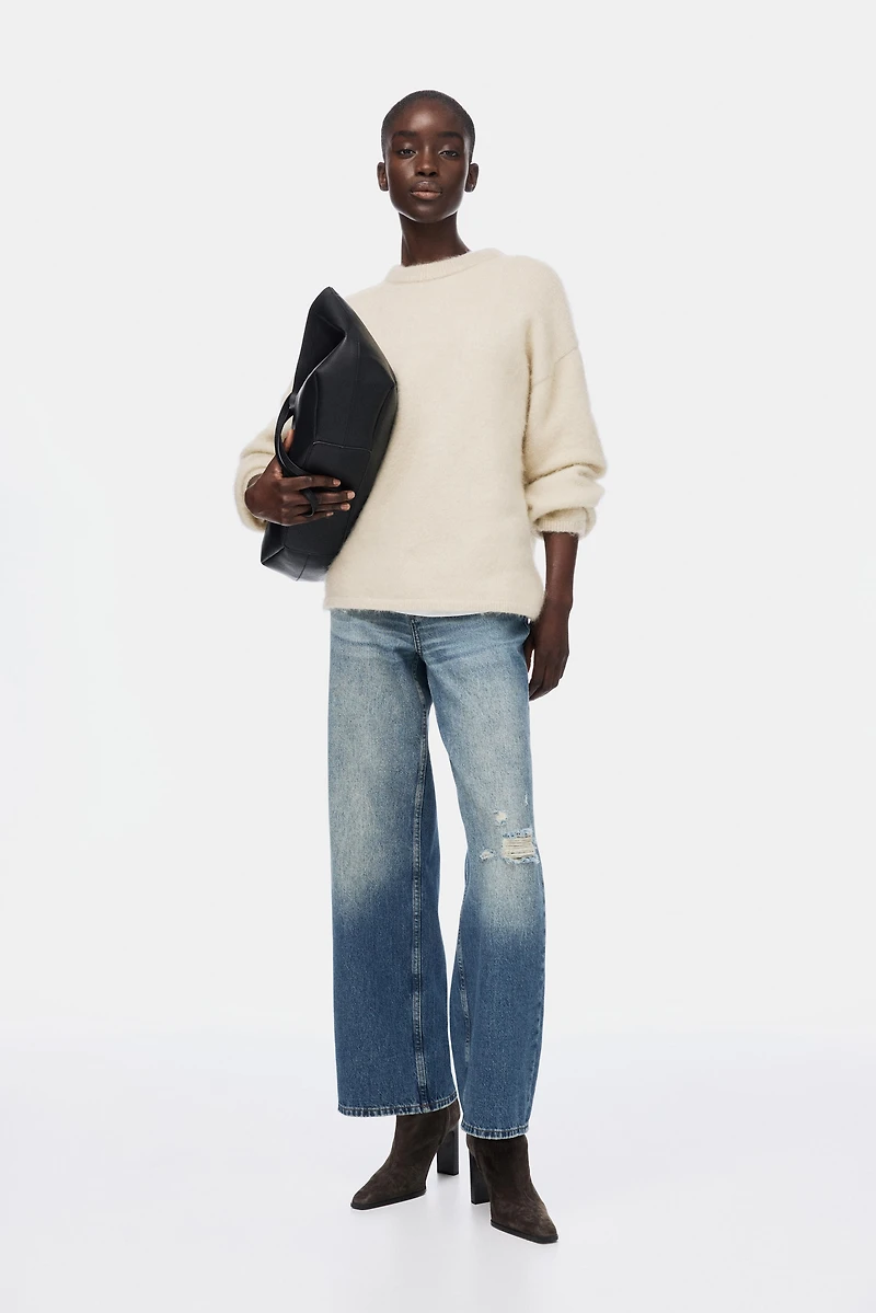 Chandail Grande Taille en mohair mélangé