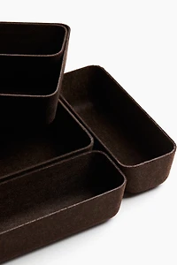 7-piece Felted Storage Basket Set