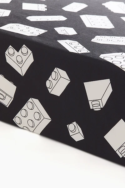 Patterned Cotton Fitted Sheet