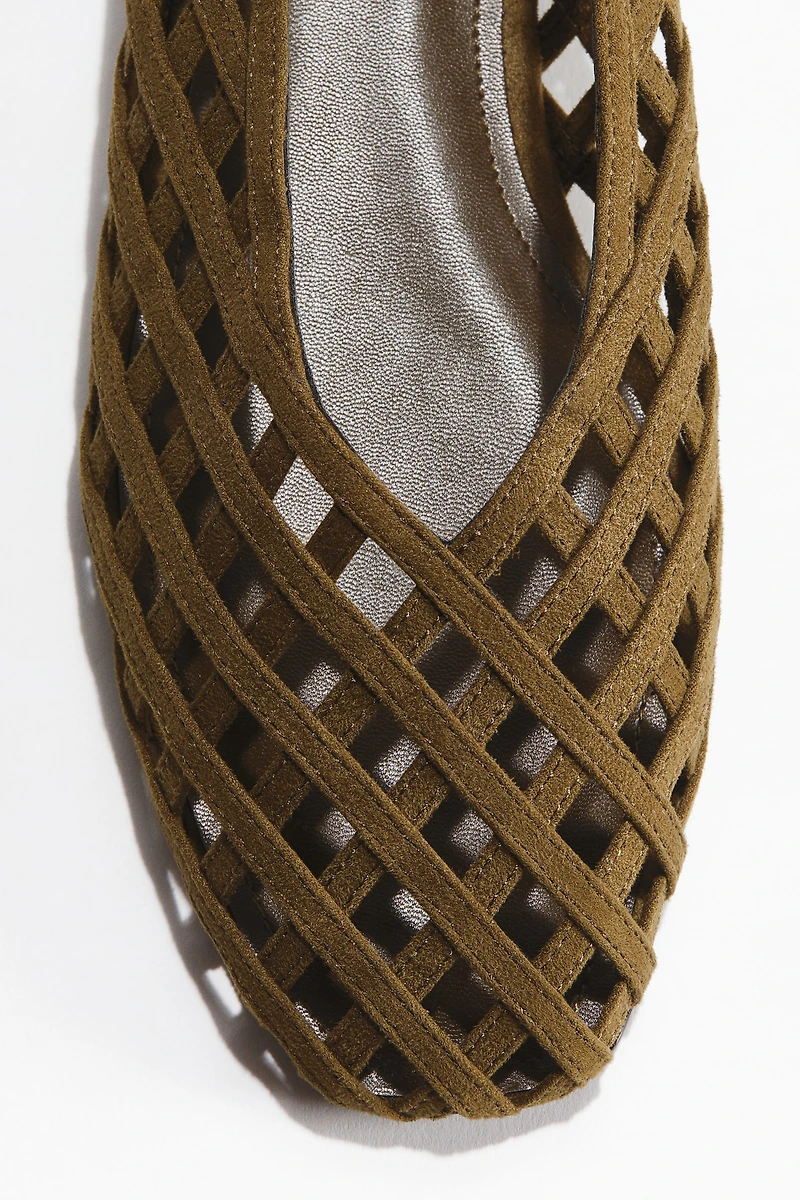 Braided-Look Ballet Flats