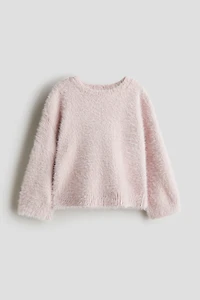 Chandail en fin tricot brossé