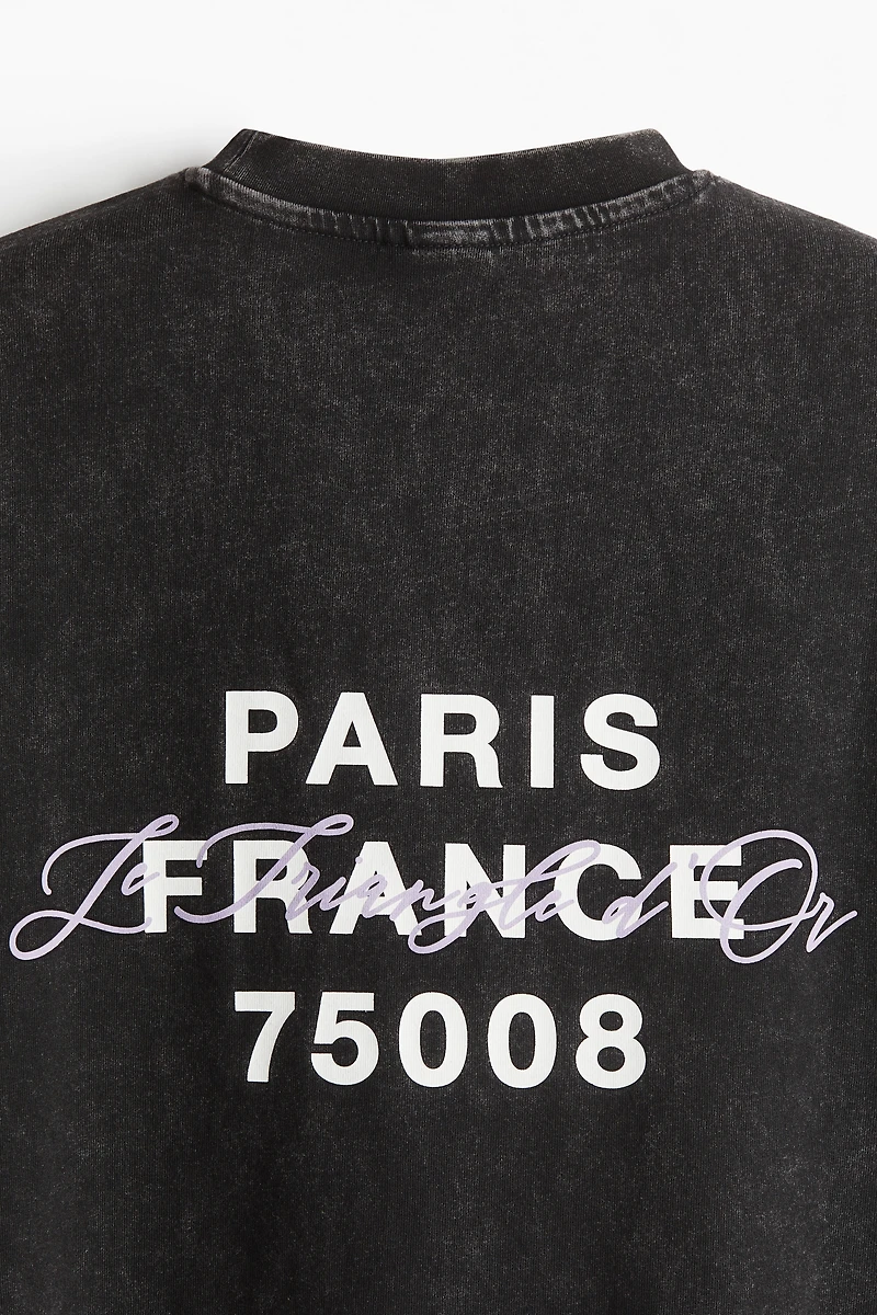 Boxy-Fit Washed T-Shirt