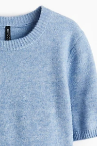 Chandail à manches courtes en fin tricot