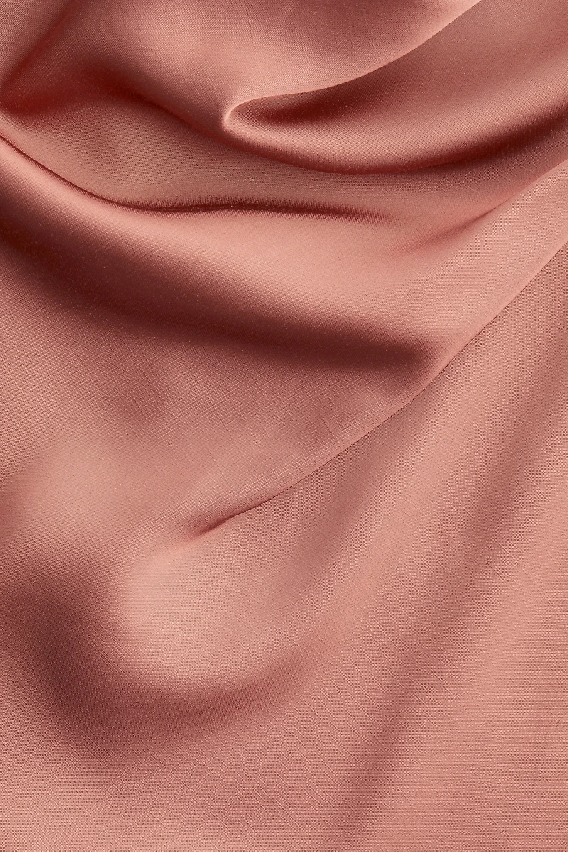 Cowl-Neck Dress
