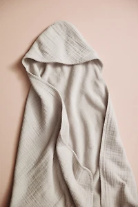 Hooded Muslin Bath Towel