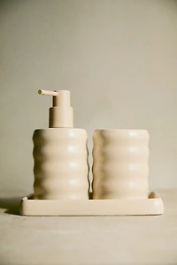 Porte-savon en grès cérame