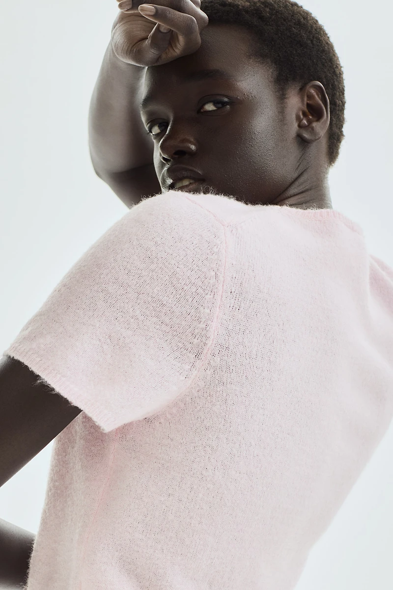 Fine-Knit T-Shirt
