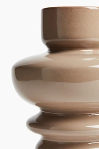Tiered Stoneware Vase