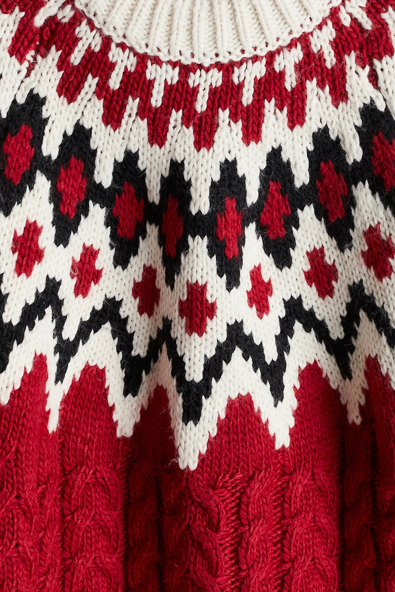 Chandail en tricot mélangé