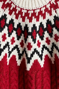 Chandail en tricot mélangé