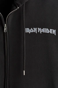 Loose-Fit Printed Hooded Jacket