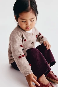 Paper-Bag Corduroy Pants