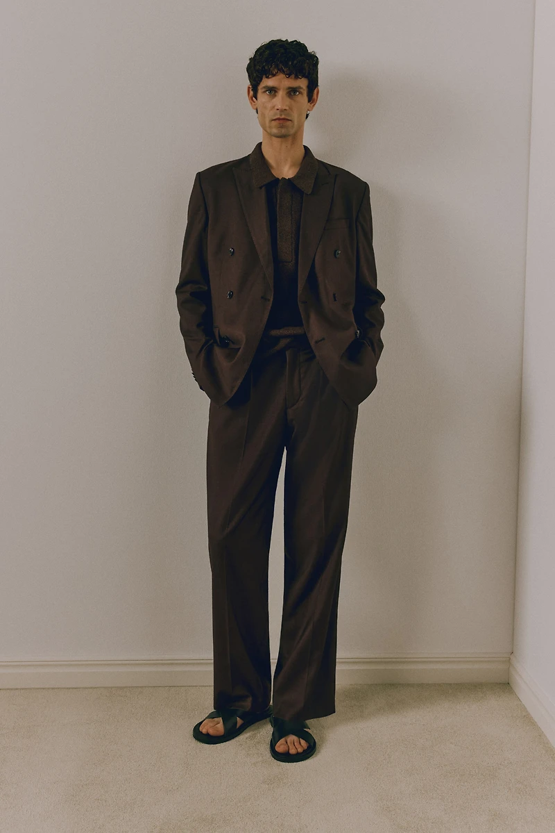 Relaxed-Fit Suit Pants