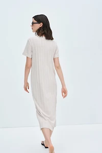 MAMA Robe côtelée