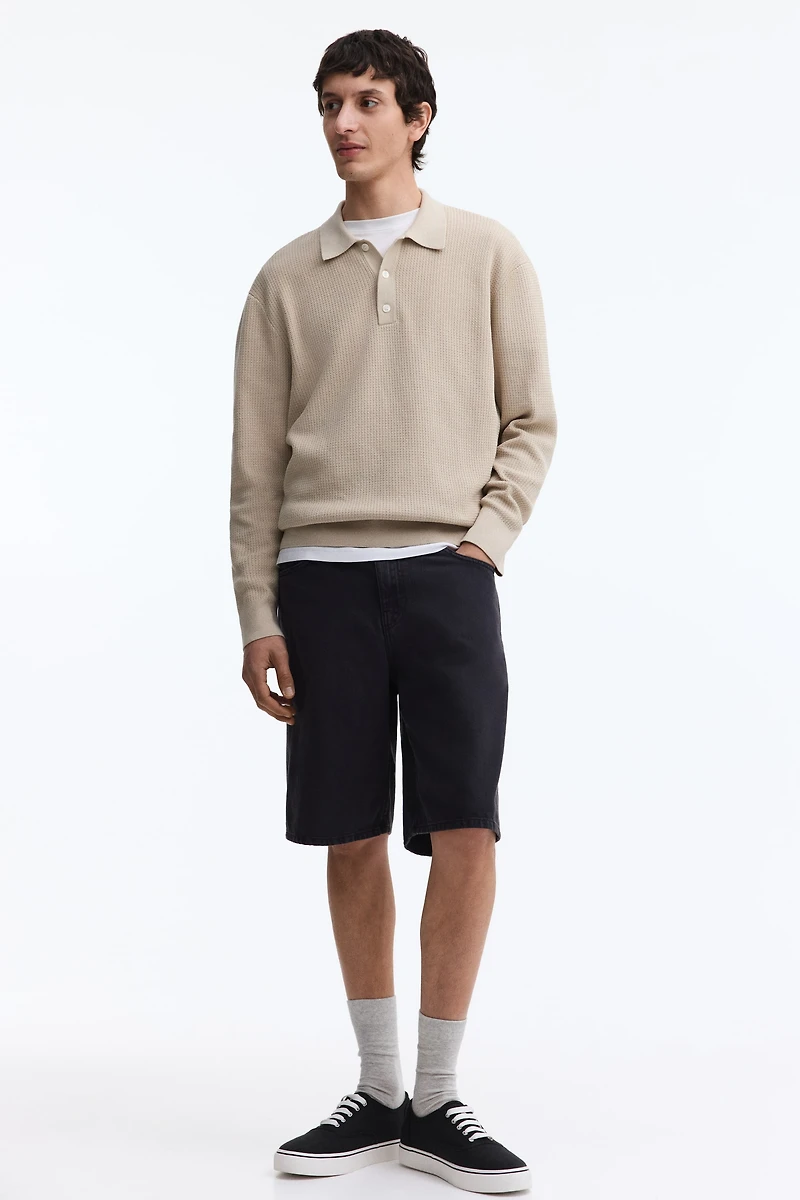 Short décontracté en denim