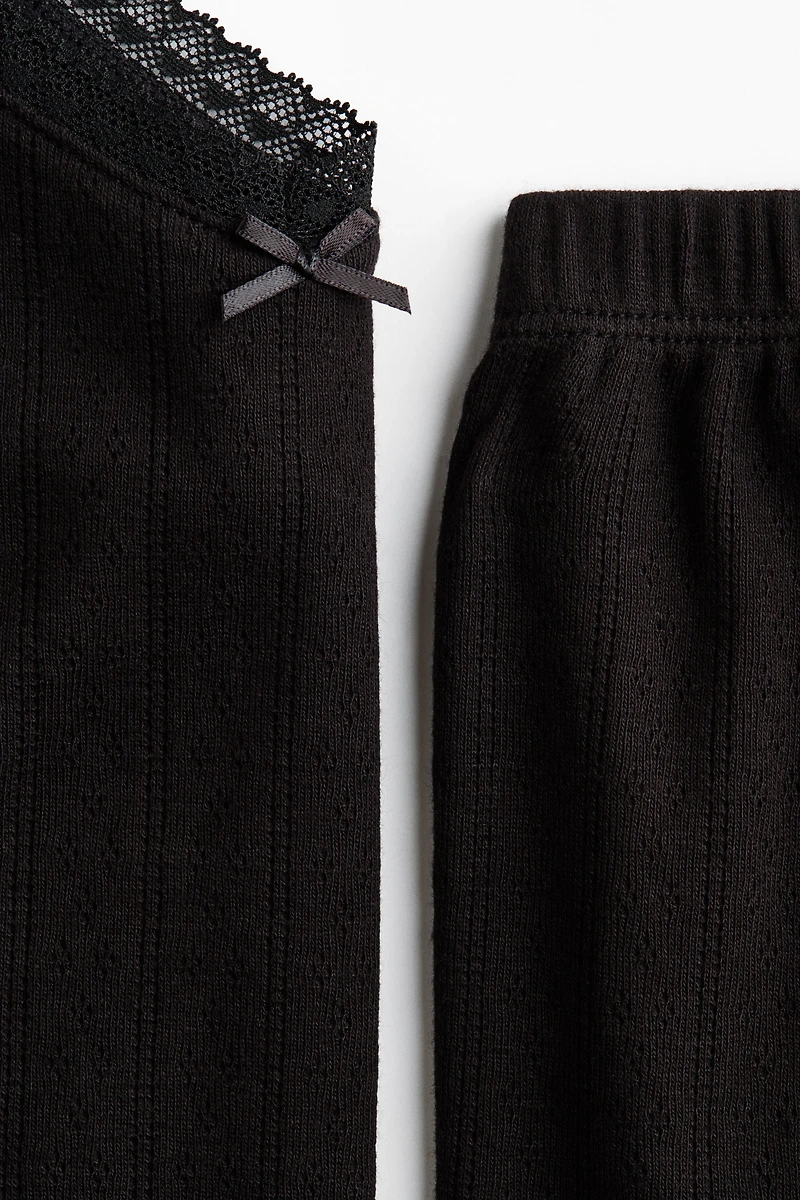 Cotton Pointelle Pajamas