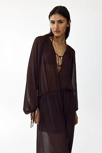 Oversized Balloon-Leg Jumpsuit