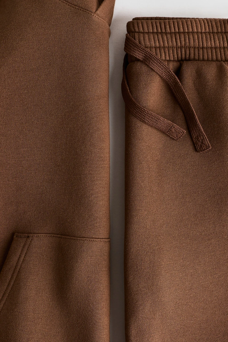 2-piece Sweatshirt Hoodie and Sweatshorts Set