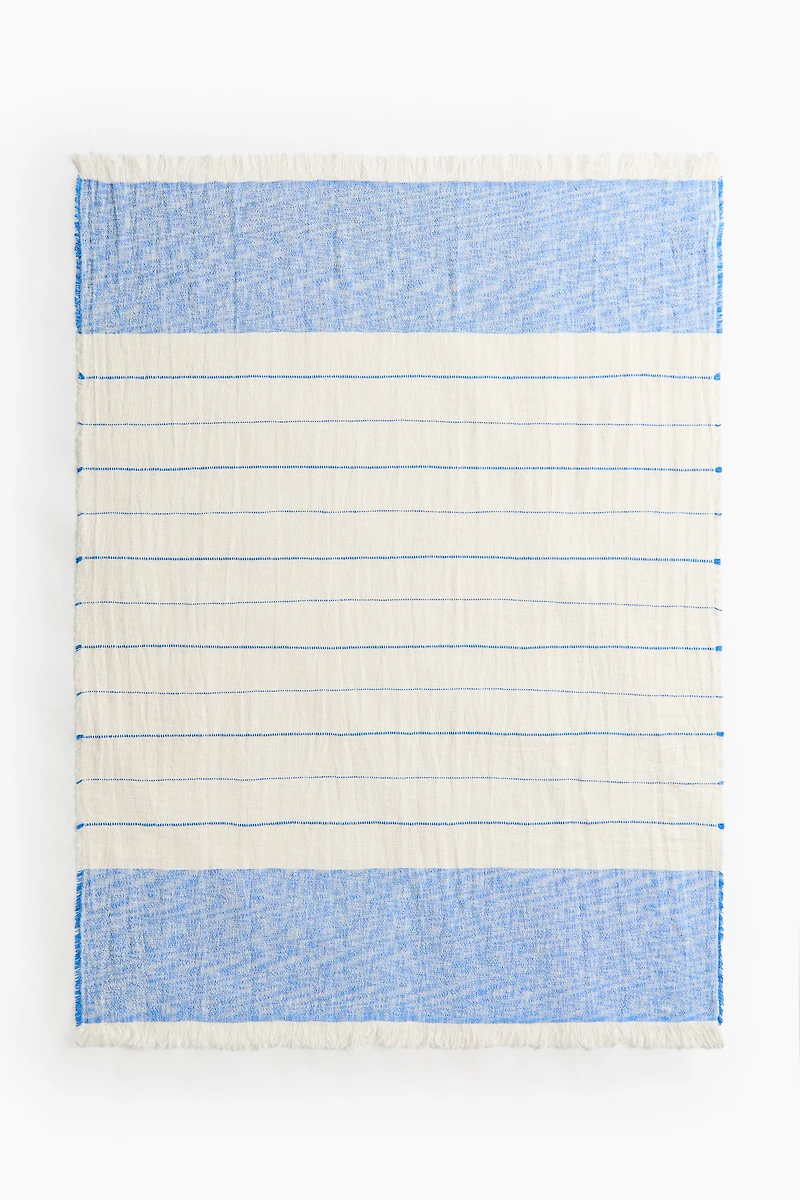 Linen-Blend Throw