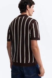 Slim Fit Knitted polo shirt