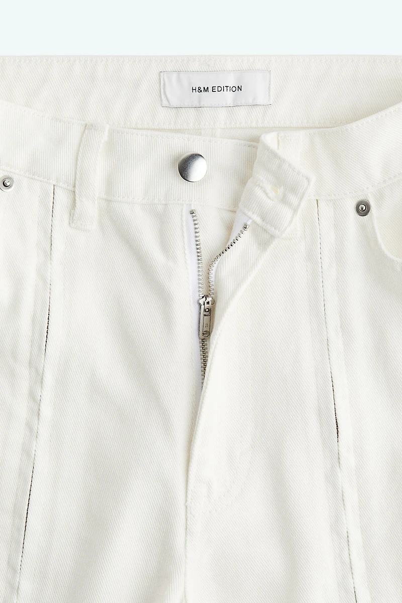 Zip-Front Jeans