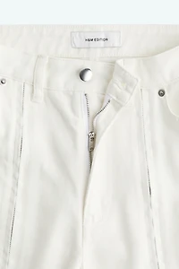Zip-Front Jeans