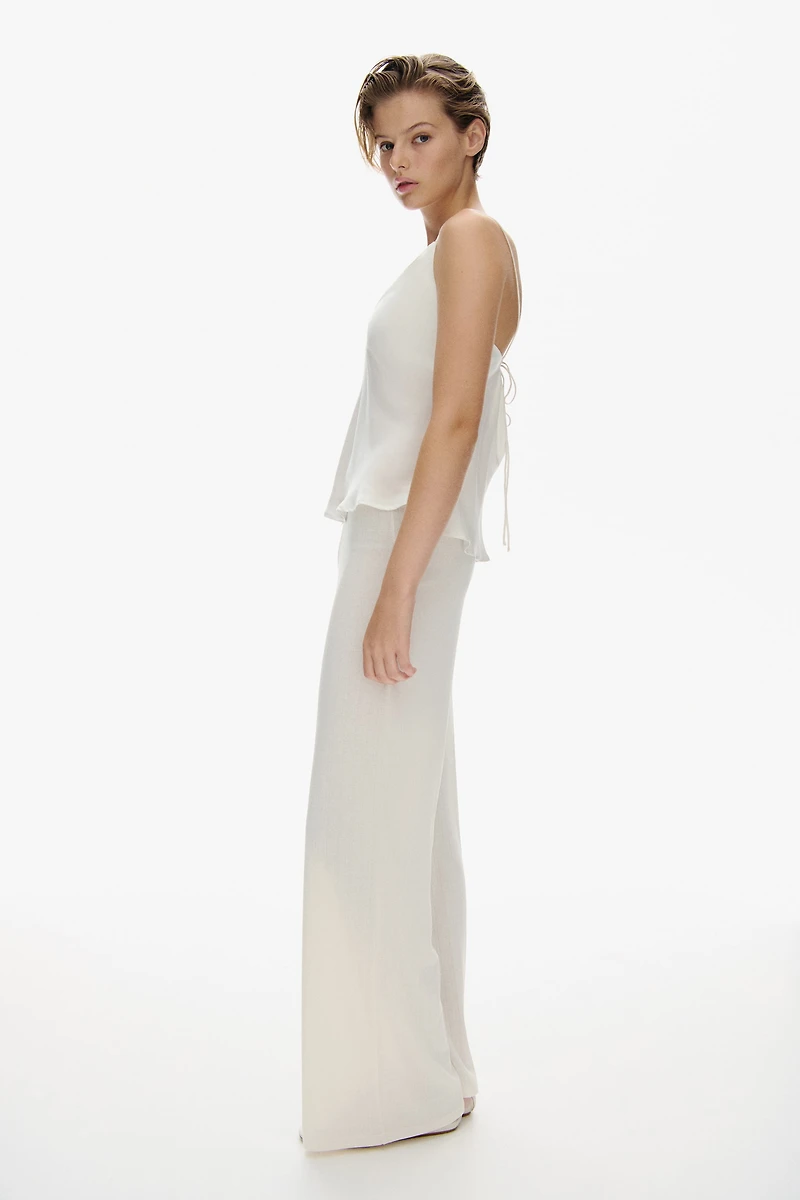 Pointelle Jersey Pants