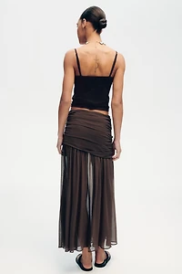 Sheer Maxi Skirt