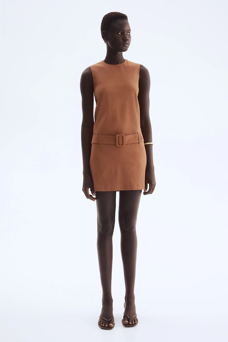 Belted Mini Dress